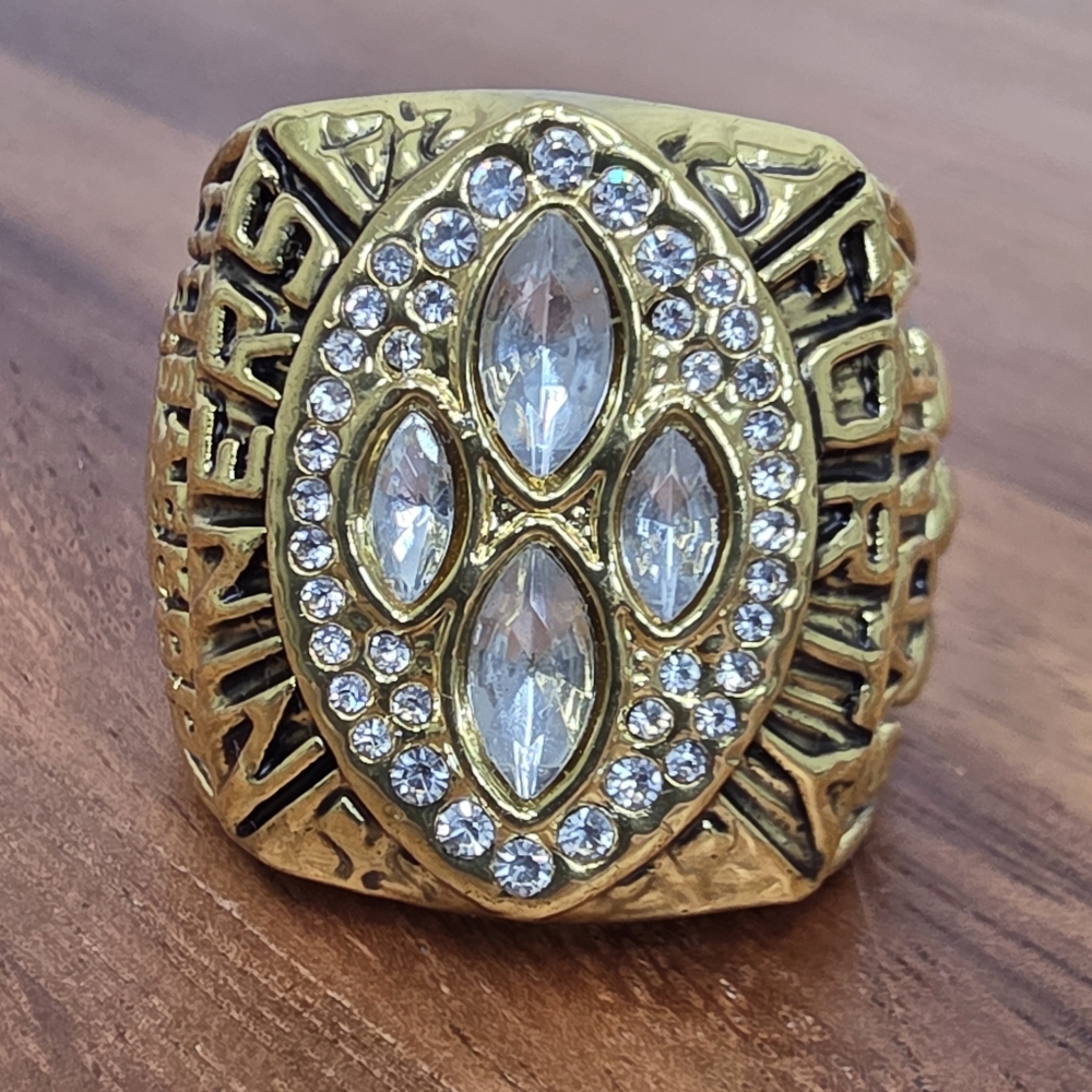SF 49ers Championship Ring 89 San Francisco Gold Fan Edition San Francisco Sz 10